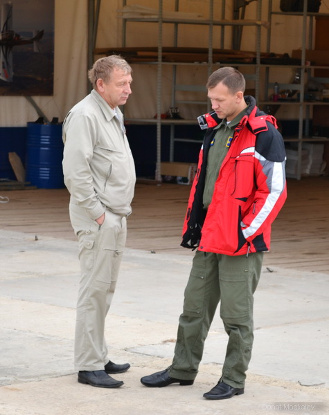 Сергей Гусаров, разговор после полета.